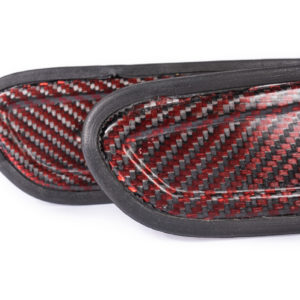 élytre carbone rouge de réservoir 103 Peugeot sp / mvl